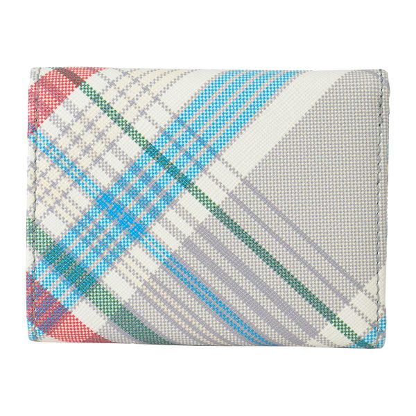 52010013l0057o101 2 Vivienne Westwood Trifold Wallet Saffiano White