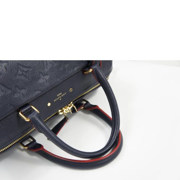 52091 4 Louis Vuitton Speedy Bandouliere 25 Marine Rouge