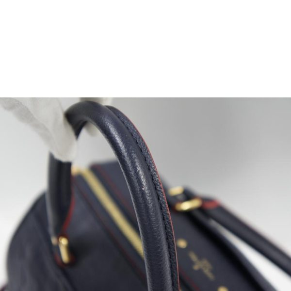 52091 7 Louis Vuitton Speedy Bandouliere 25 Marine Rouge