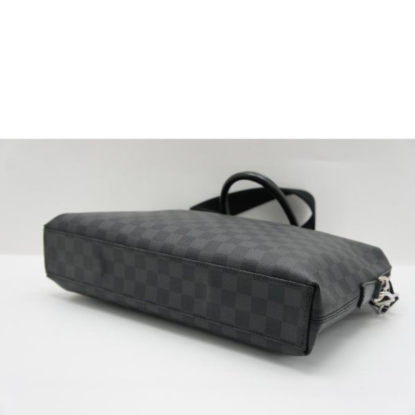 52305 3 Louis Vuitton Porte Cumin Jour Damier Graphite Black Bag