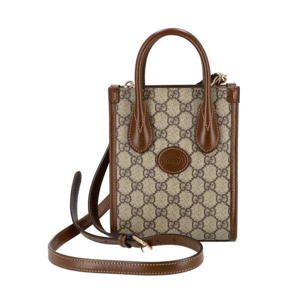 52732 1 Gucci Interlocking G 2 Way Mini Shoulder Bag