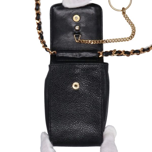 53501 7 Chanel Chain Pouch Caviar