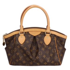 53754 1 Louis Vuitton Pochette Twin GM Monogram Shoulder Bag Brown