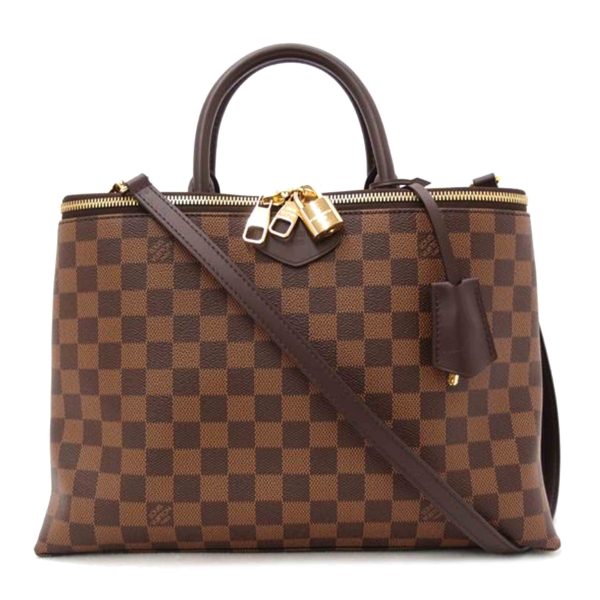 53914 1 Louis Vuitton Brompton Damier Ebene Brown