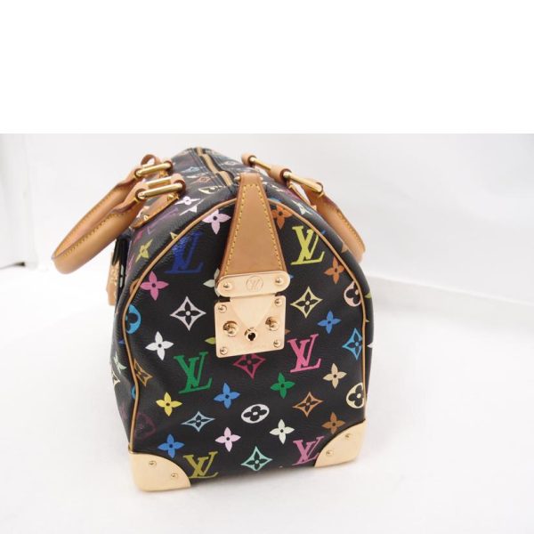 54973 6 Louis Vutton Noir 30 Speedy Bag Multicolor