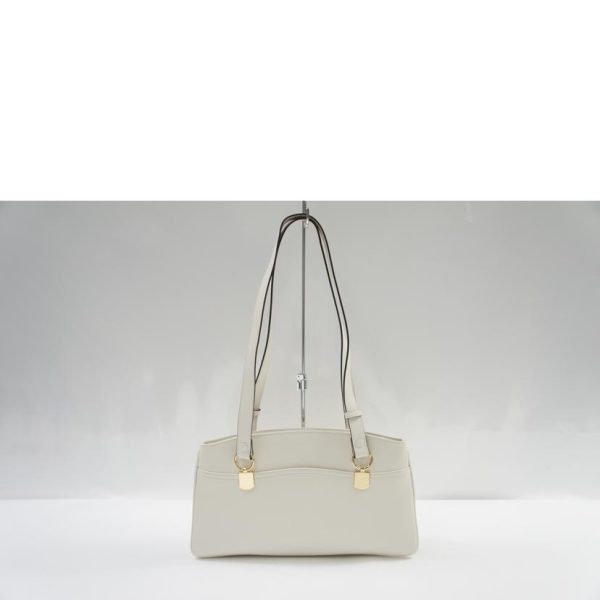 55139 2 Gucci Allie Leather Large Top Handle Bag