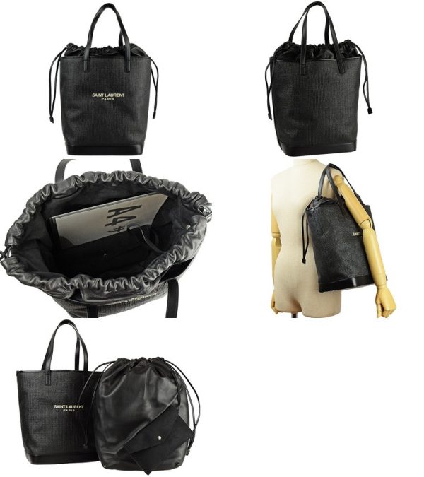 55159596w1e1000 zzb Saint Laurent Teddy Pouch Tote Bag