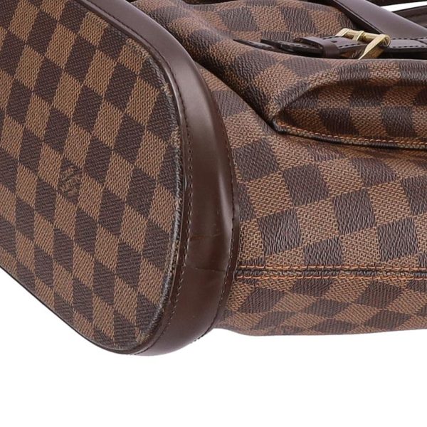 55253 7 Louis Vuitton Manosque Damier Ebene Brown Bag