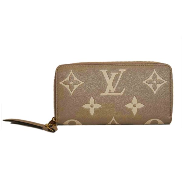 55529 2 Louis Vuitton Zippy Wallet Bicolor Empreinte