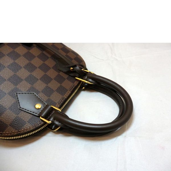 55669 4 Louis Vuitton Alma BB Leather Handbag Brown