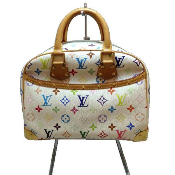 56260 1 Louis Vuitton Deauville MG Multicolor Bag Bronze