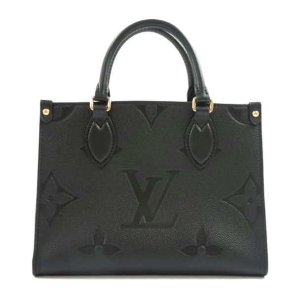 56307 1 Louis Vutton On The Go PM Empriente Bag Noir