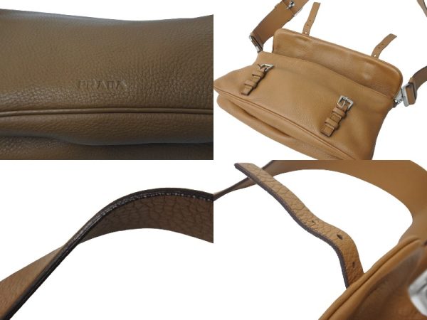 57101 d9 Prada Shoulder Bag Brown