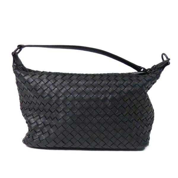 58147 1 Bottega Veneta Intrecciato Handbag Black