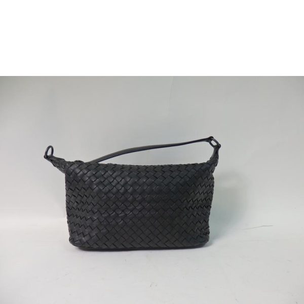 58147 2 Bottega Veneta Intrecciato Handbag Black