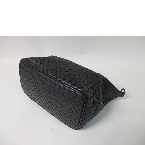 58147 3 Bottega Veneta Intrecciato Handbag Black