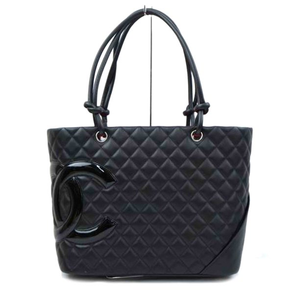 58224 1 Chanel Cambon Light Tote Bag Noir