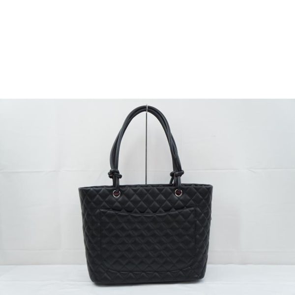 58224 2 Chanel Cambon Light Tote Bag Noir