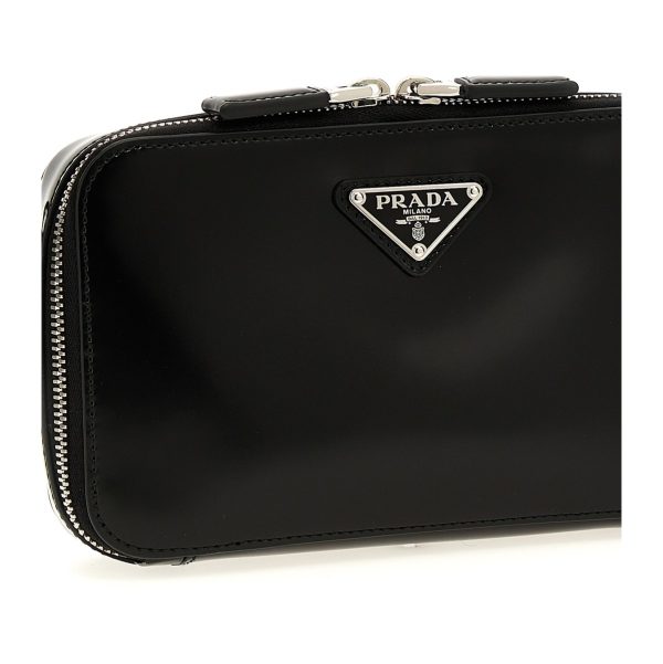 583fdff0a574c3b ju 3 Prada Black Brique Crossbody Bag