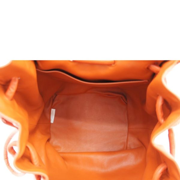 58599 5 Bottega Veneta Leather Hand Bag Orange