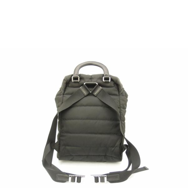 58914 2 Prada Rucksack Nylon Quilted Backpack Black