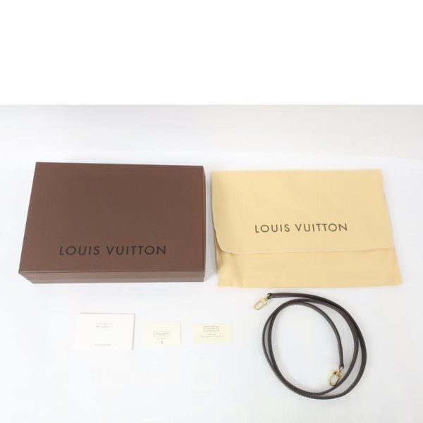 58983 10 Louis Vuitton Eva Damier Ebene 2Way Bag Chain Shoulder