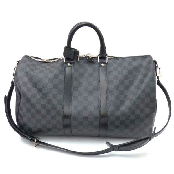 59898 1 Louis Vuitton Keepall 45 Bandouliere Damier Graphite