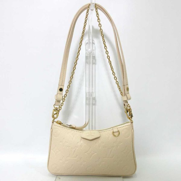 6 lv221013 1ta Louis Vuitton Easy Pouch Monogram Empreinte 2way Mini Shoulder Bag White