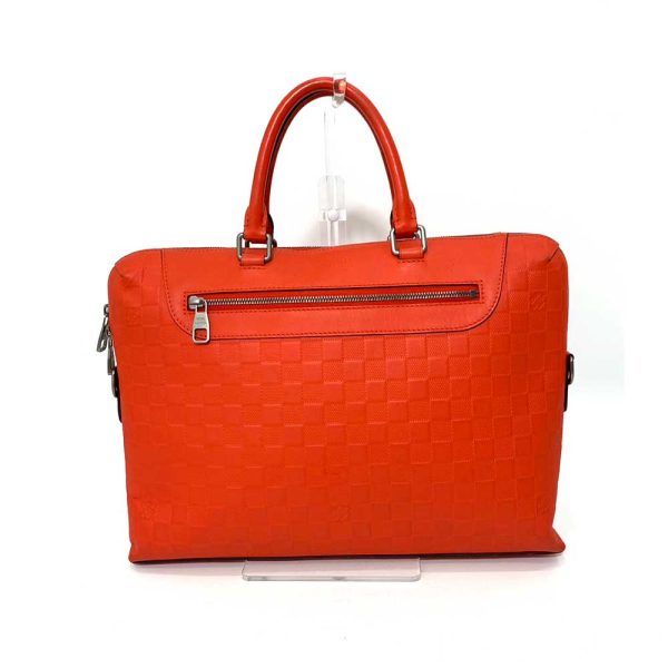 6 lv230721 2ta Louis Vuitton PDJ Porte de Cumandour Magma Orange Briefcase