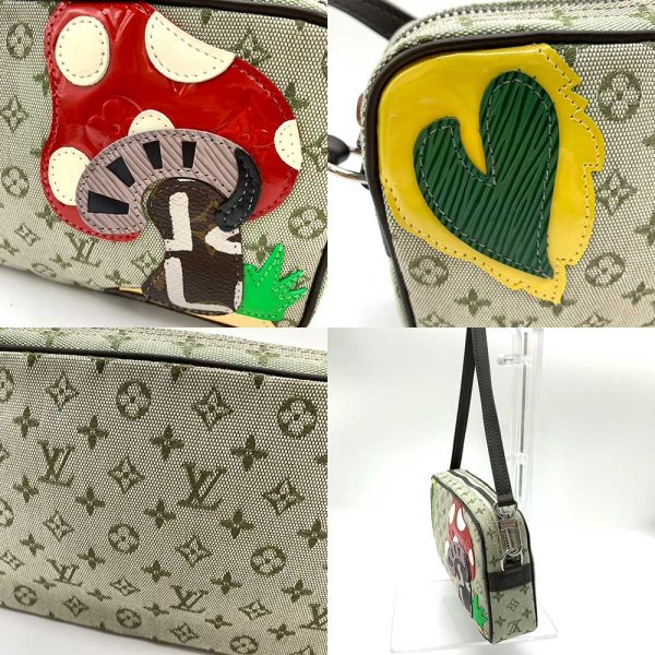 6 lv240216 3ta 02 Louis Vuitton Comte Douffe Pochette Monogram Mini Handbag Khaki Green