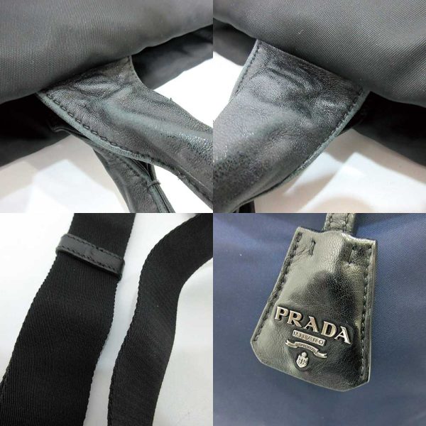 6 pr200121 1ta 04 Prada Handbag Navy