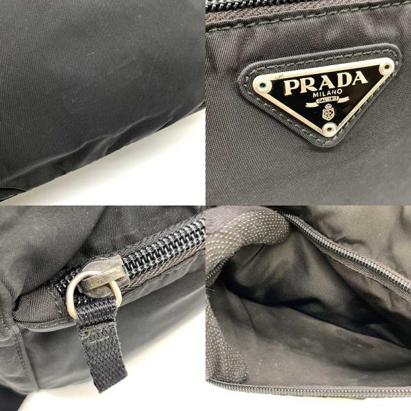 6 pr240209 2ta 03 Prada Shoulder Bag Hardware Crossbody Nylon Black Silver