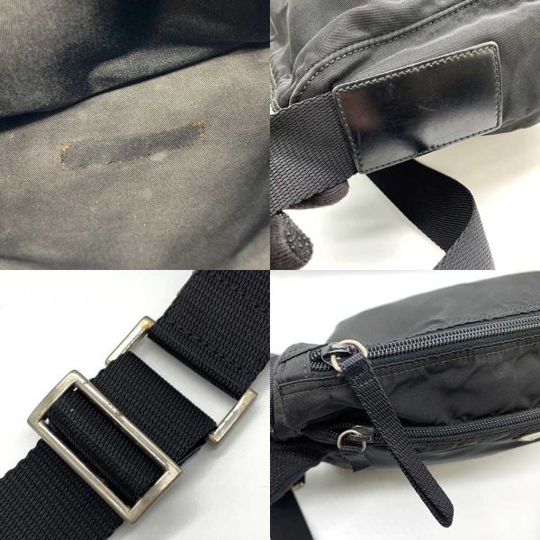 6 pr240209 2ta 04 Prada Shoulder Bag Hardware Crossbody Nylon Black Silver