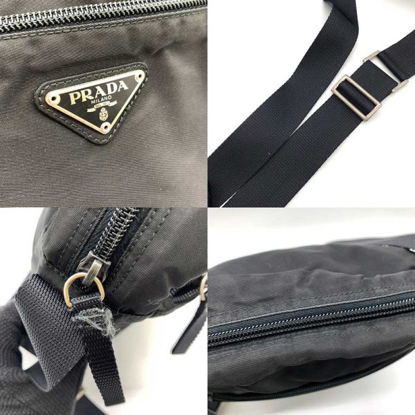 6 pr240209 3ta 05 Prada Shoulder Bag Nero Crossbody Pochette Triangle Logo Black