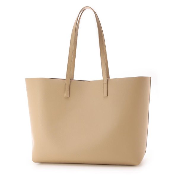 600281 csv0j 272107 Saint Laurent Shopping Tote Bag Beige