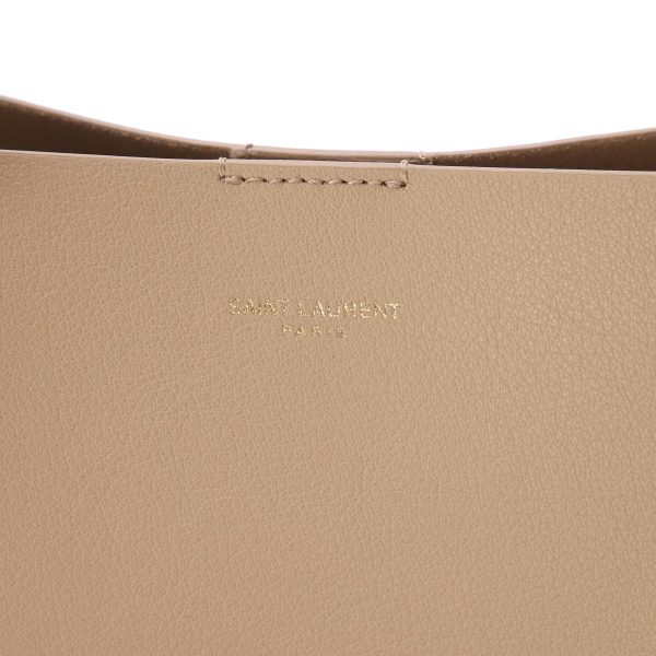 600281 csv0j 272115 Saint Laurent Shopping Tote Bag Beige