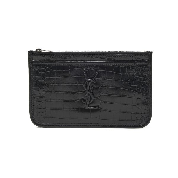 606533 1qp0d 100002 Saint Laurent Niki Pouch Black