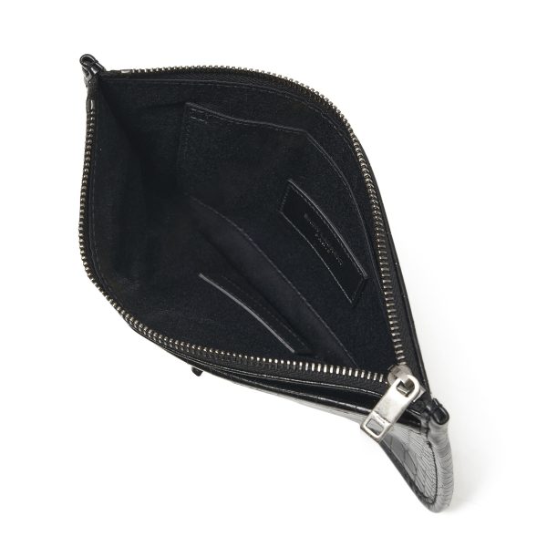 606533 1qp0d 100005 Saint Laurent Niki Pouch Black