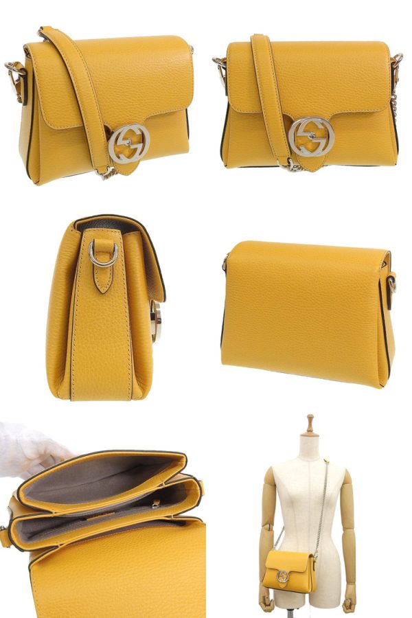 607720cao0g7124 z Gucci Shoulder Bag Outlet Yellow