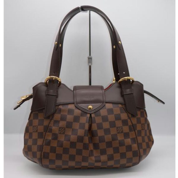 61038 2 Louis Vuitton Sistina Damier Shoulder Bag Brown