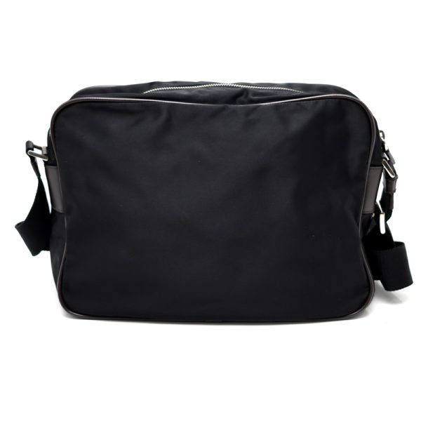 61080 8 2 Prada Shoulder Bag Nylon BlackBrown