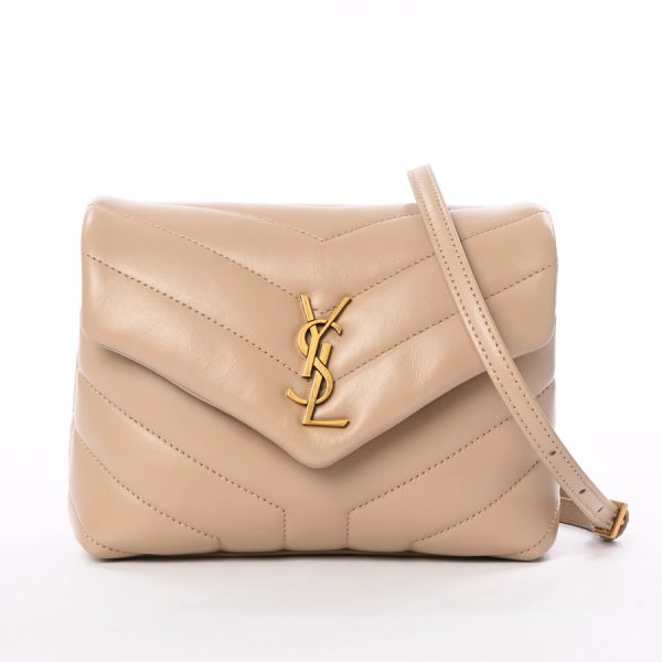 6119763 1 Saint Laurent Lulu Toy Bag Beige