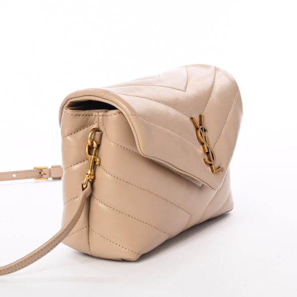 6119763 2 Saint Laurent Lulu Toy Bag Beige