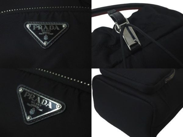 61401 d7 Prada Bucket Bag Black