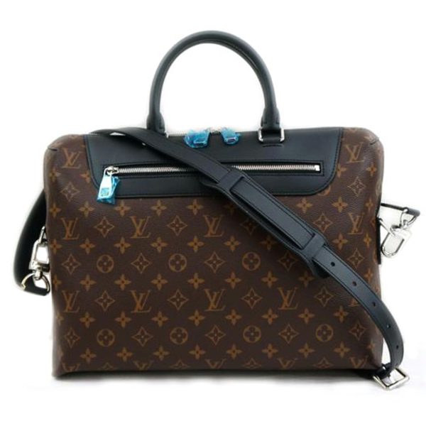 61475 1 Louis Vuitton PDJ Monogram Macassar Leather Brown