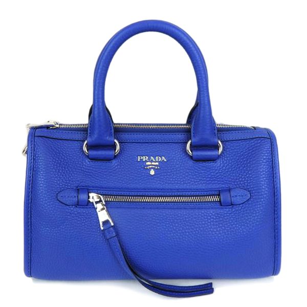 61642 1 Prada 2way Handbag Blue