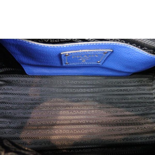 61642 5 Prada 2way Handbag Blue