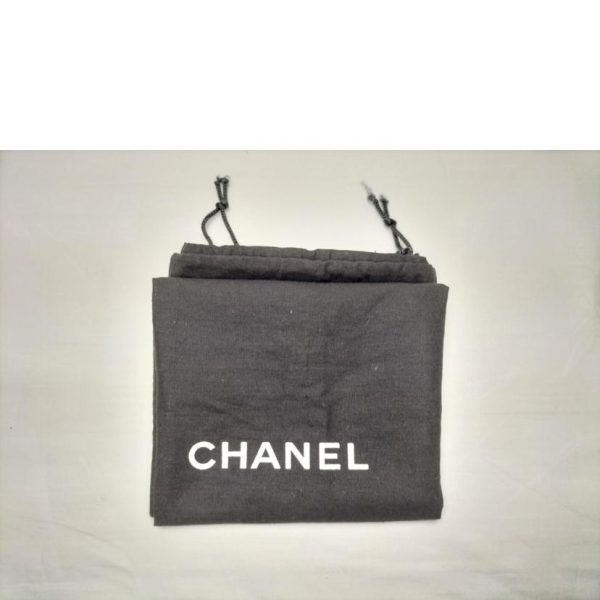 62156 10 Chanel Cocomark Leather Chain Shoulder Bag Black