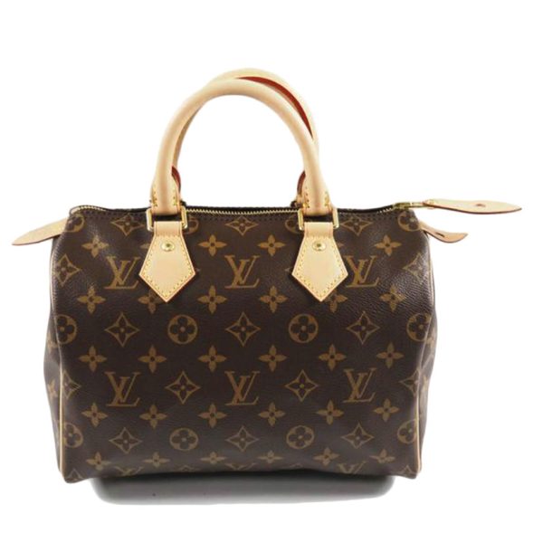 62481 1 Louis Vuitton Speedy Monogram Handbag Brown