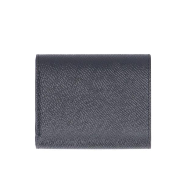 63097 2 Celine Three fold wallet Black